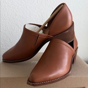 Madewell Lowcut Brady Boot in Leather NIB